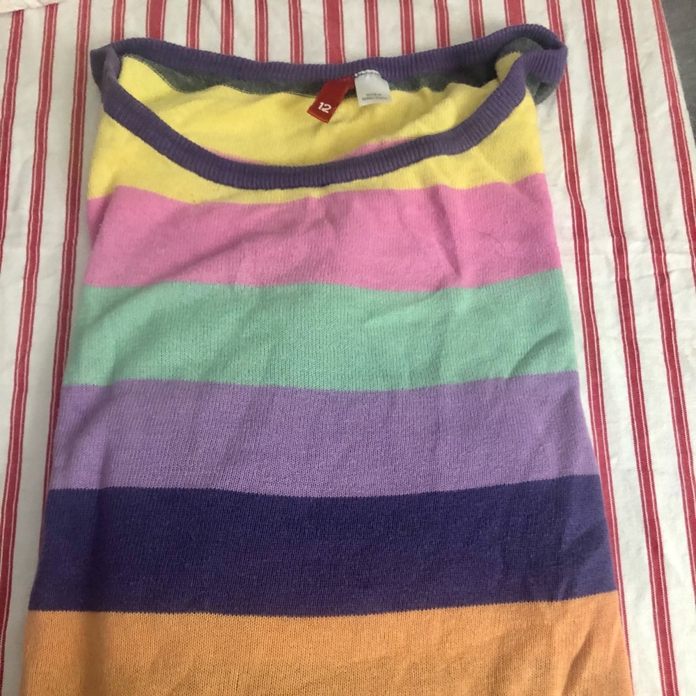 H&M Multicolored Stripe Sweater